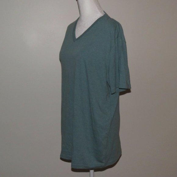 Urban Pipeline Women's Awesomely Soft Ultimate V-Neck Green T-Shirt Size XL - Picture 3 of 5